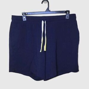 Talbots Navy Blue Pima Lounge Shorts 1X